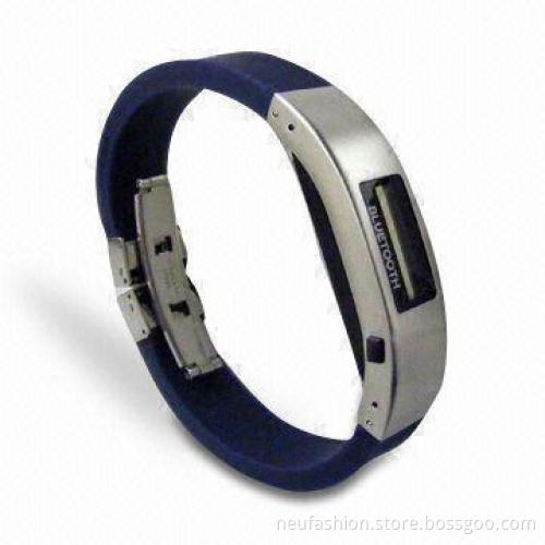 Bluetooth Bracelet with Caller ID and LCD Clock, Suitable for Every Brand Bluetooth Mobile Phone
